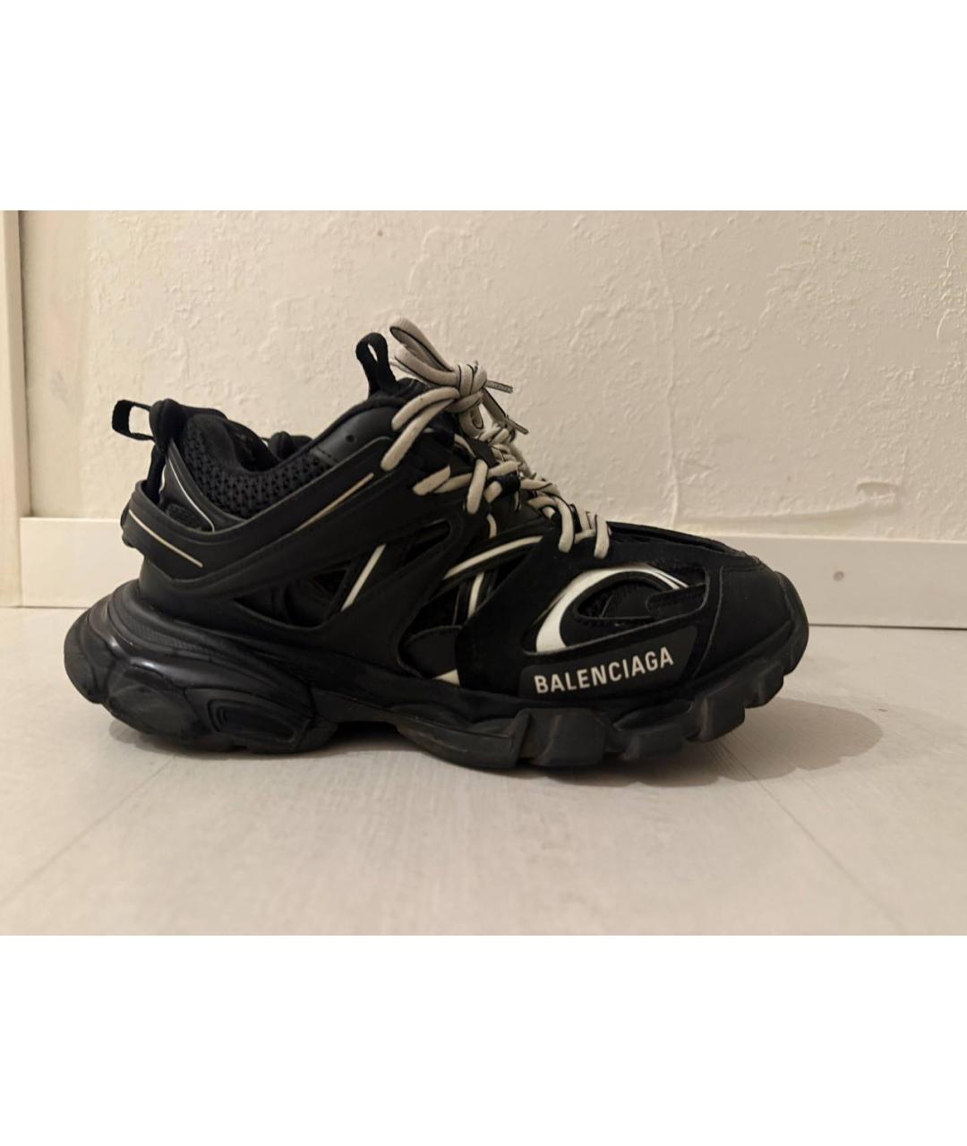 BALENCIAGA Черные текстильные кроссовки, фото 9