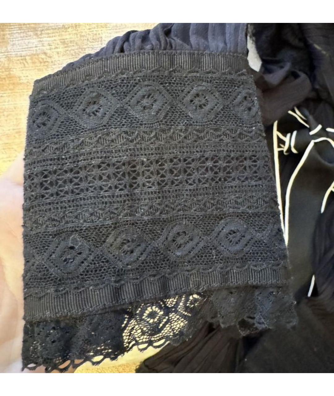 ZIMMERMANN Черное шифоновое коктейльное платье, фото 3