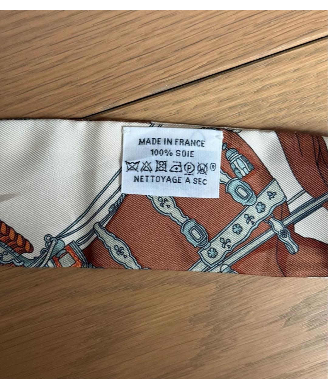 HERMES Мульти шелковый платок, фото 3