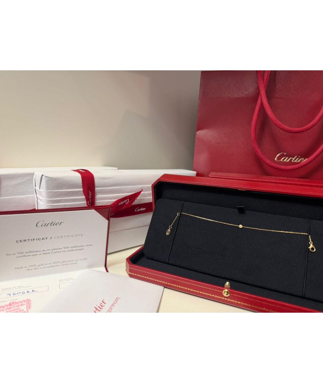 CARTIER Золотой браслет из желтого золота, фото 2