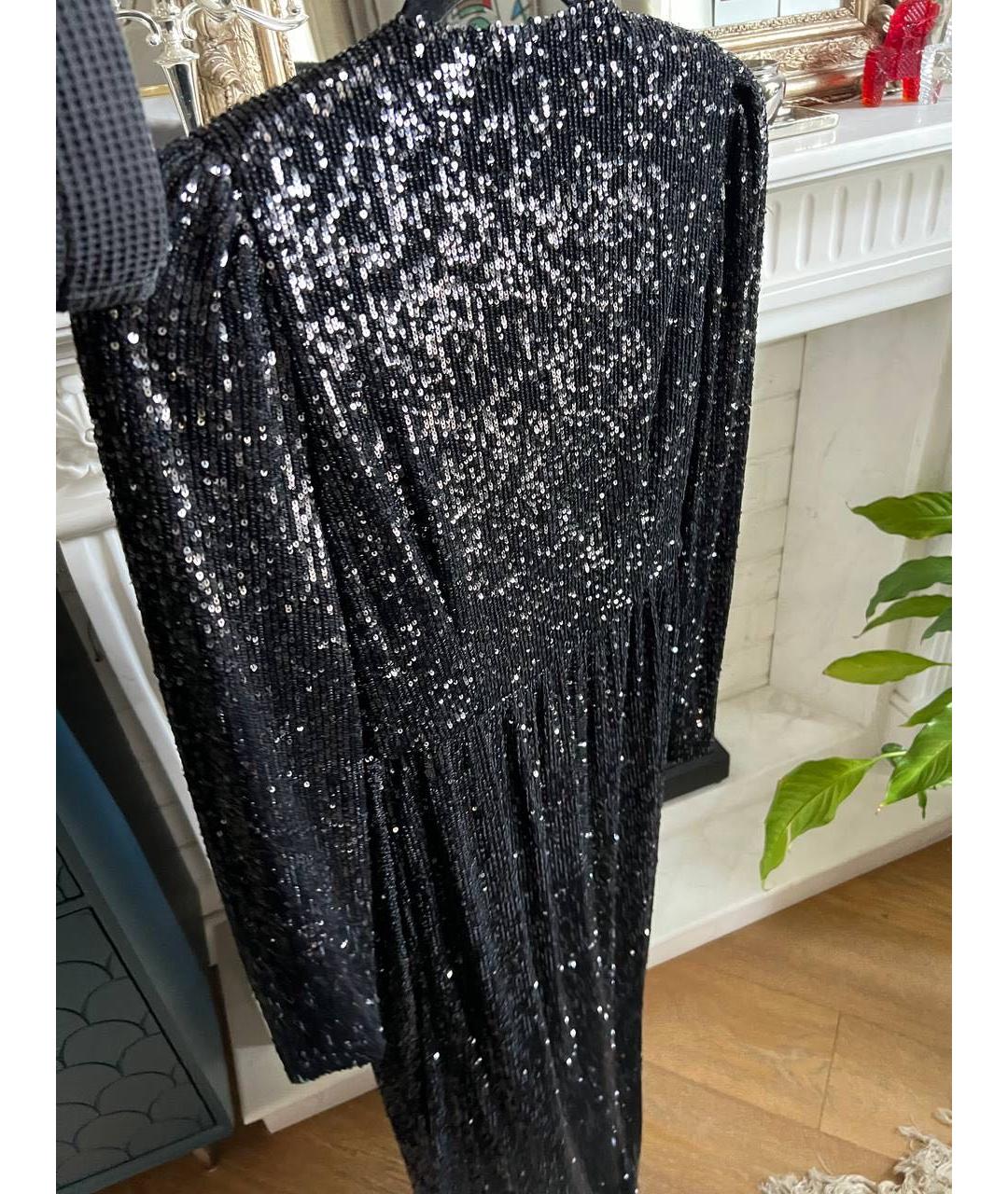 ULYANA SERGEENKO Черное вечернее платье, фото 3