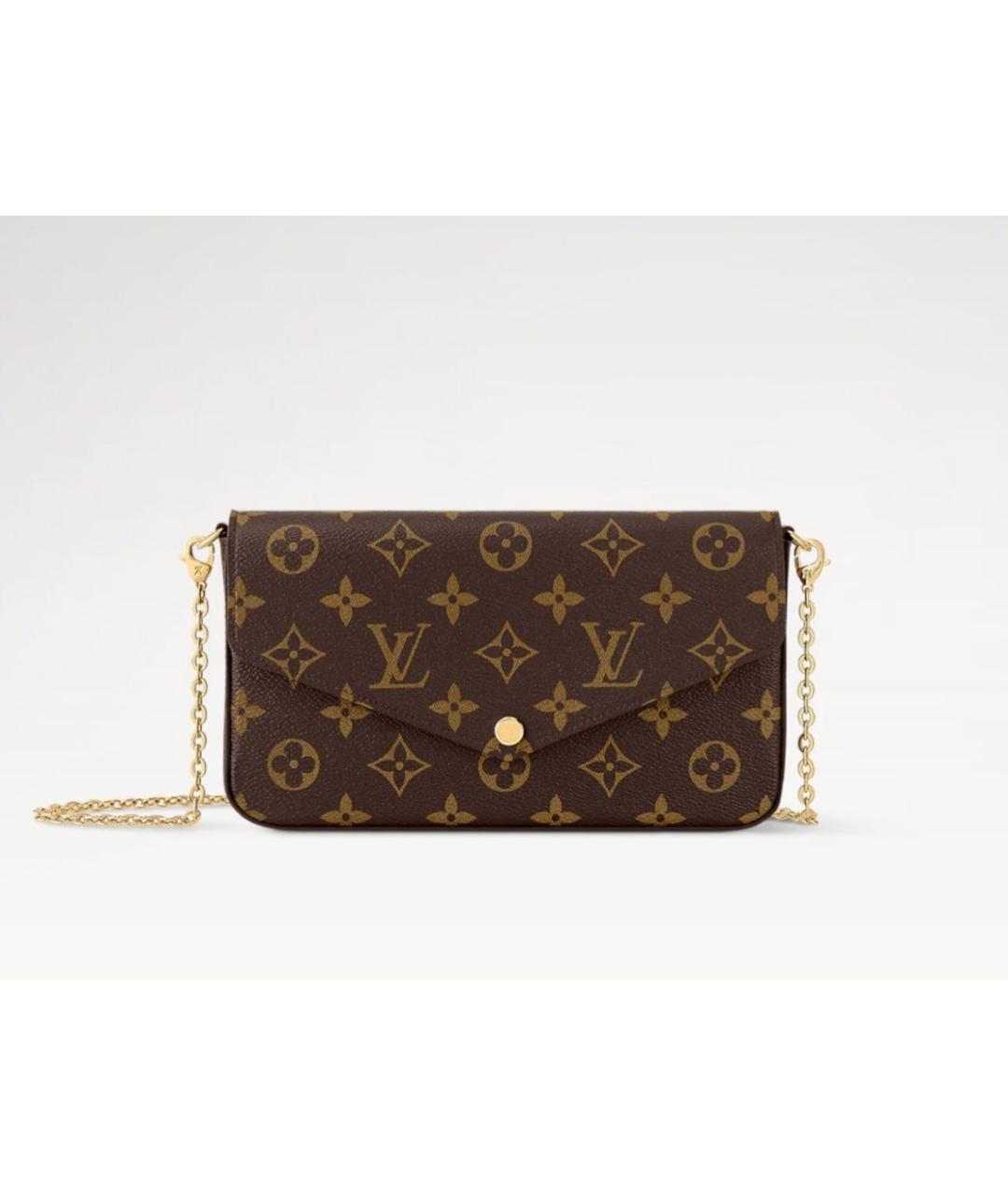 LOUIS VUITTON Коричневая сумка через плечо, фото 6