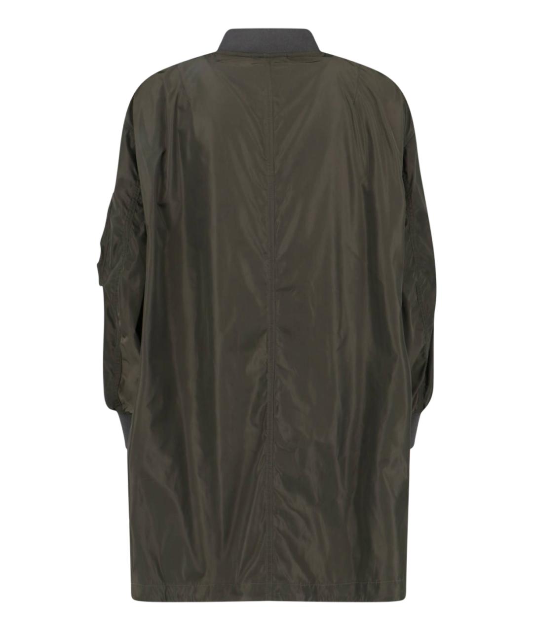 ASPESI Зеленый полиэстеровый тренч/плащ, фото 2