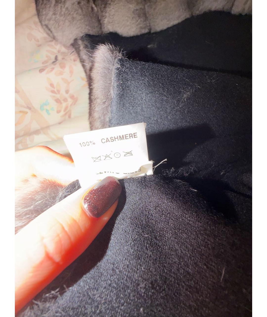 Fabio Gavazzi Серая меховая шуба, фото 7