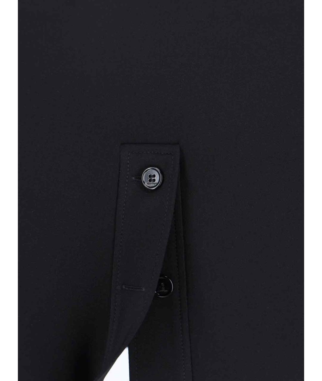 COURREGES Черная полиэстеровая юбка мини, фото 5