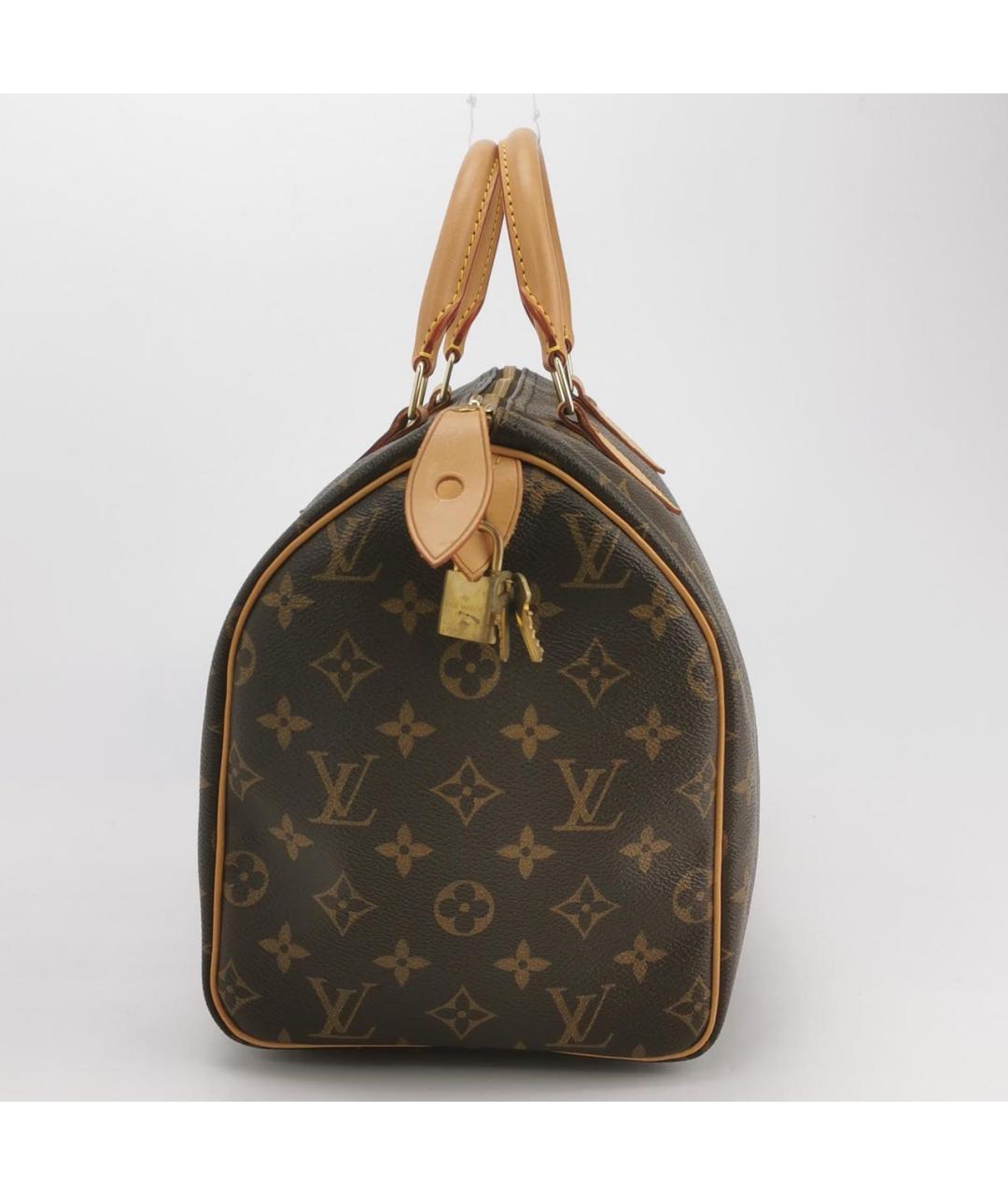 LOUIS VUITTON Коричневая сумка с короткими ручками, фото 2