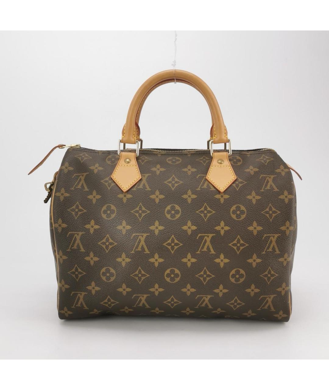 LOUIS VUITTON Коричневая сумка с короткими ручками, фото 4