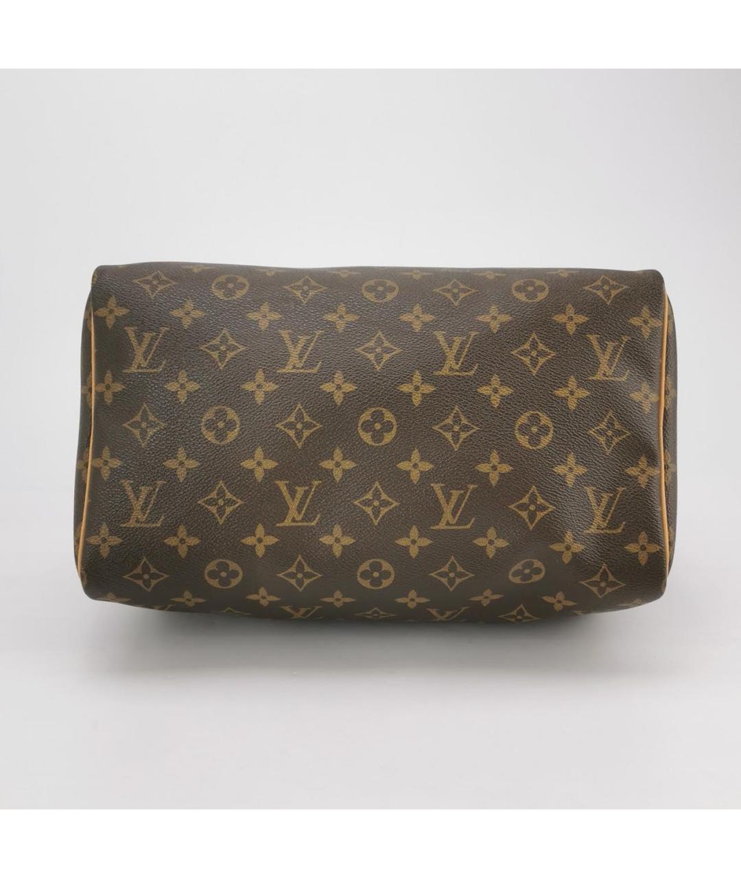 LOUIS VUITTON Коричневая сумка с короткими ручками, фото 5