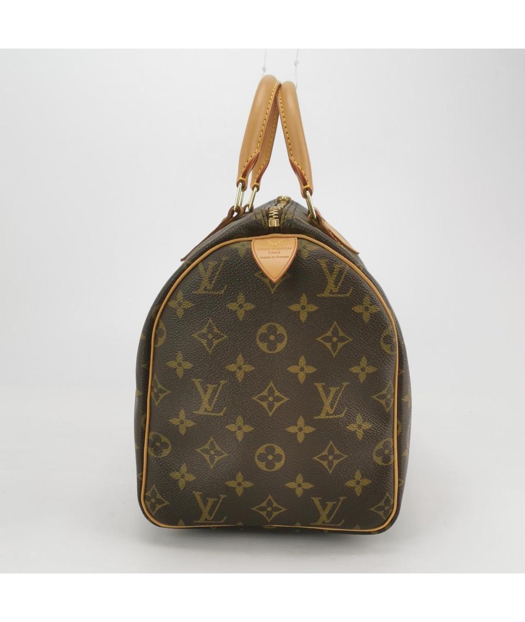 LOUIS VUITTON Коричневая сумка с короткими ручками, фото 3
