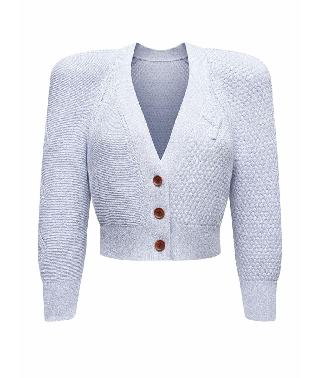 ULYANA SERGEENKO Голубой шерстяной костюм с юбками, фото 1