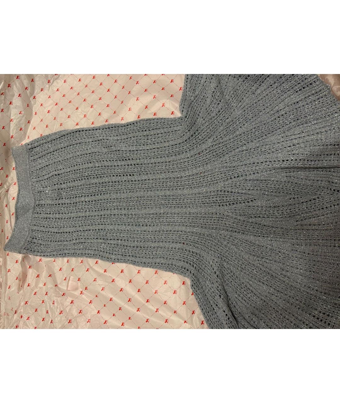 ULYANA SERGEENKO Голубой шерстяной костюм с юбками, фото 5