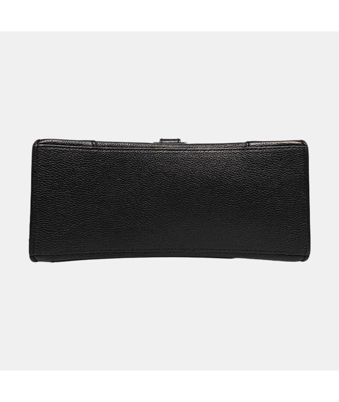 BALENCIAGA Черная кожаная сумка с короткими ручками, фото 5