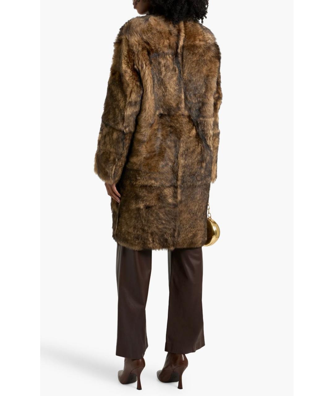 ZIMMERMANN Коричневая меховая дубленка, фото 3