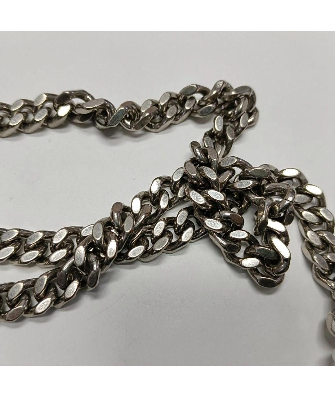 SAINT LAURENT Черная кожаная сумка через плечо, фото 5