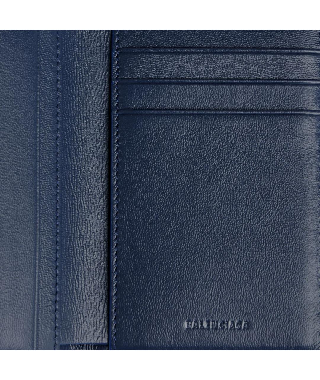 BALENCIAGA Темно-синий кошелек, фото 4