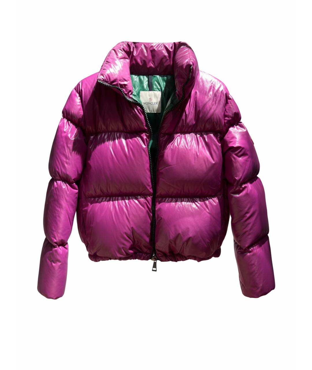MONCLER Фиолетовая полиамидовая куртка, фото 1