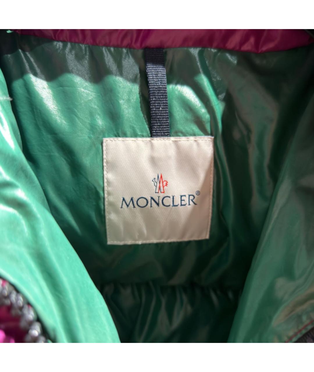 MONCLER Фиолетовая полиамидовая куртка, фото 4
