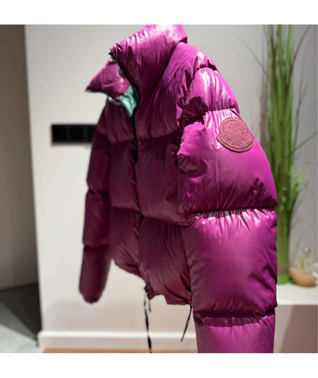 MONCLER Фиолетовая полиамидовая куртка, фото 3