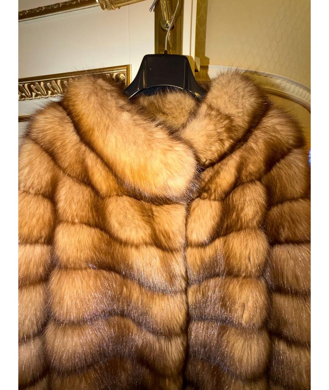 Fabio Gavazzi Коричневая меховая шуба, фото 4