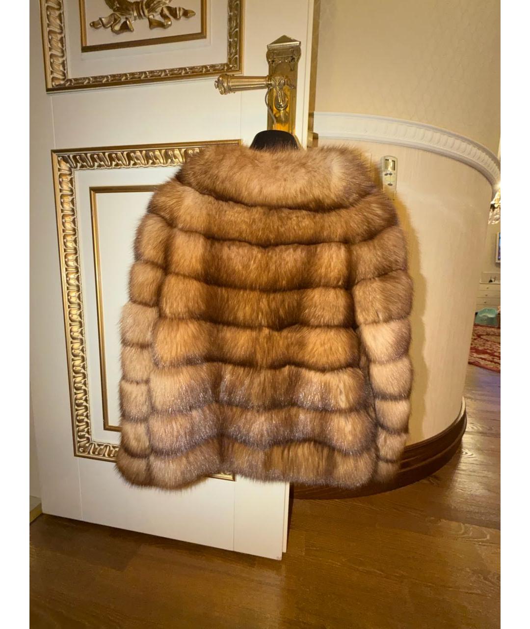 Fabio Gavazzi Коричневая меховая шуба, фото 2