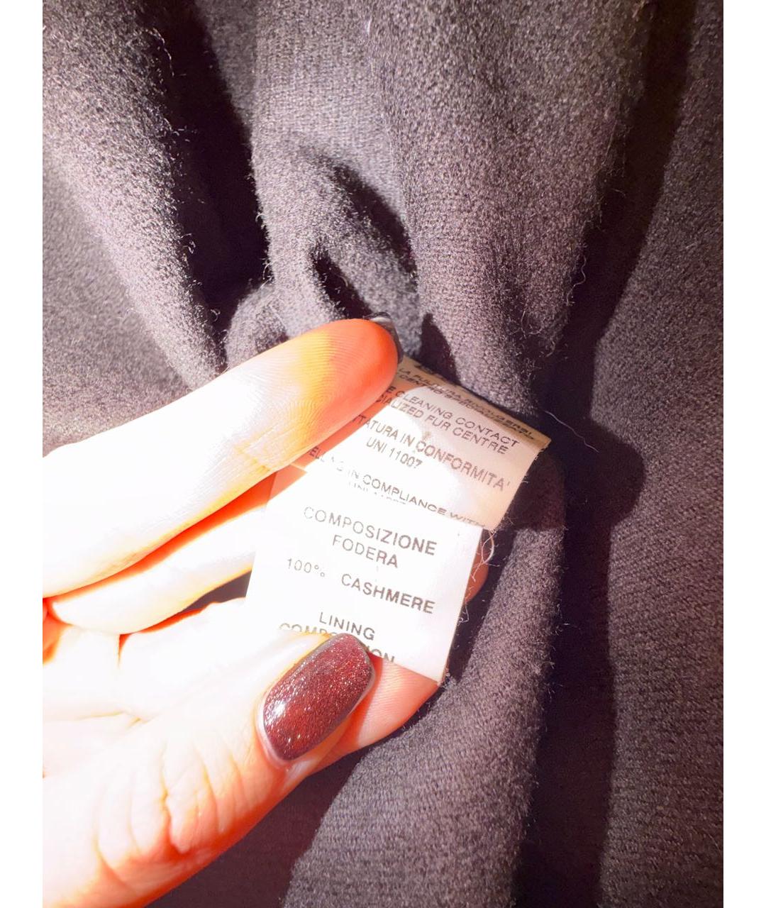 Fabio Gavazzi Коричневая меховая шуба, фото 6