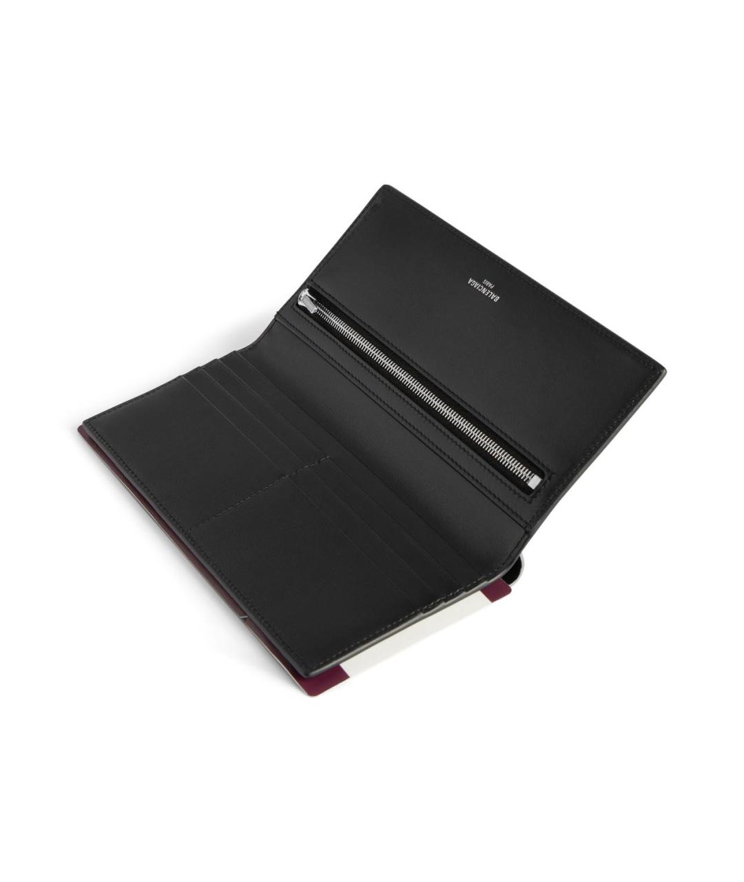 BALENCIAGA Серый кожаный кошелек, фото 3