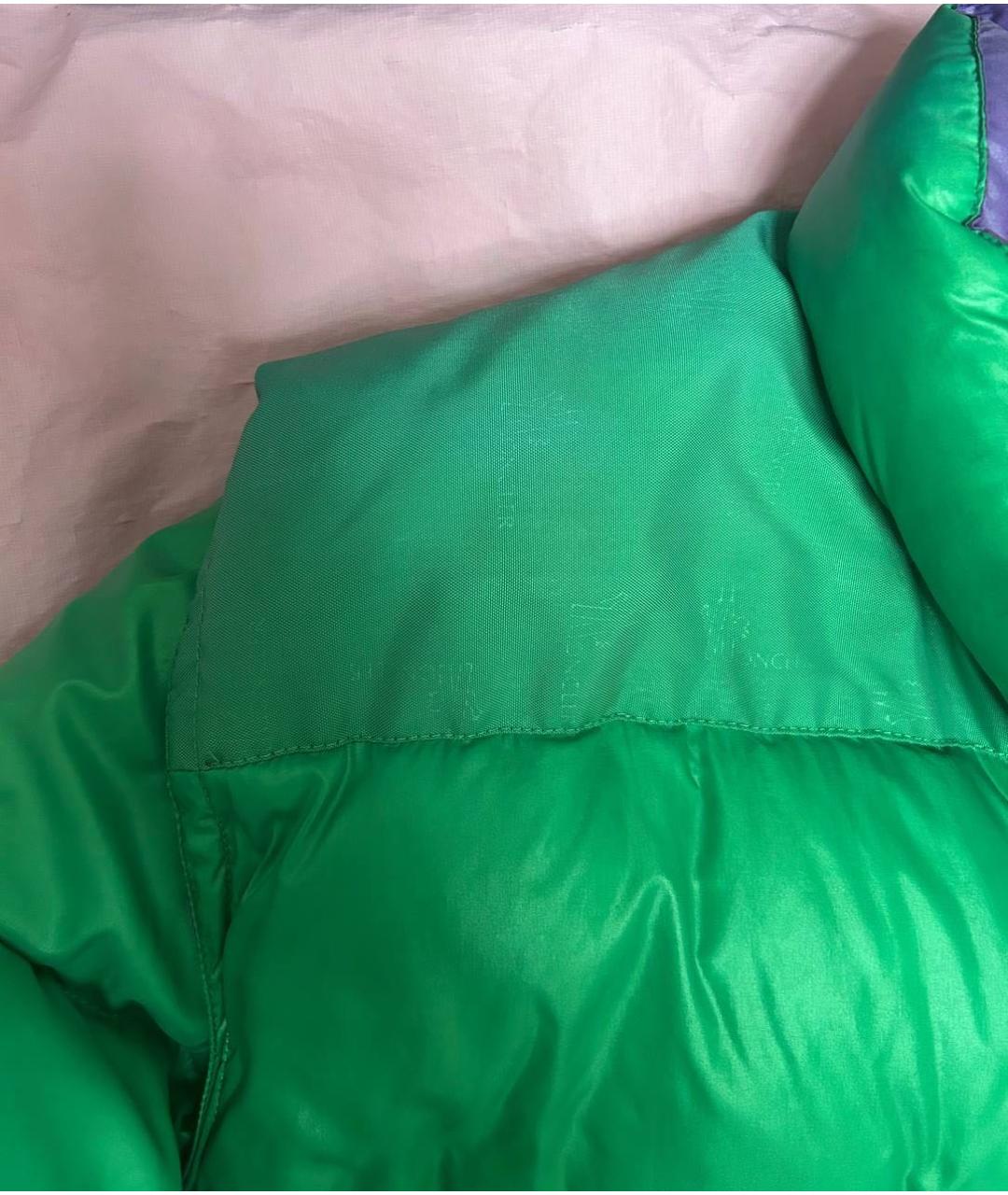 MONCLER GRENOBLE Зеленый полиэстеровый пуховик, фото 7