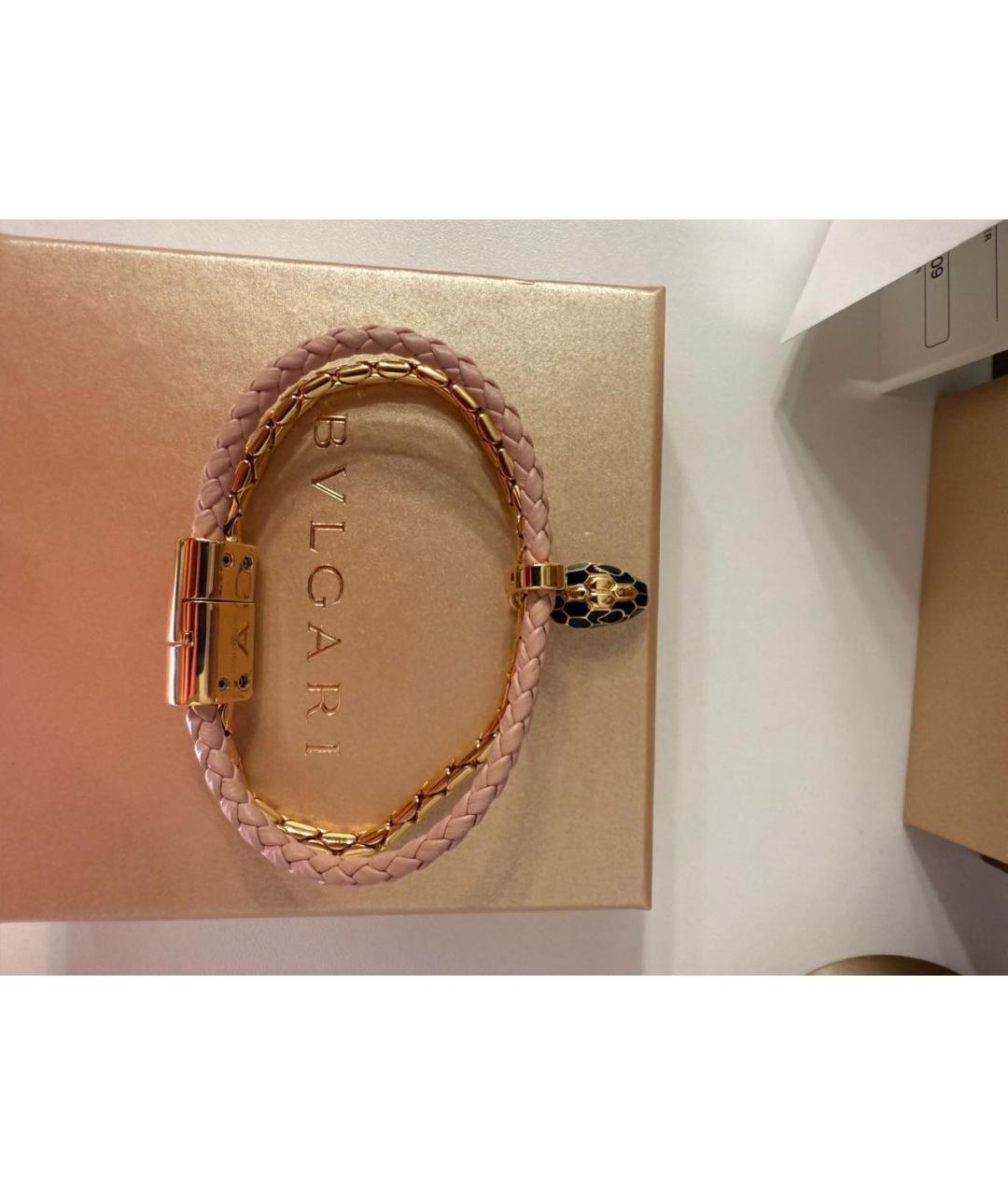 BVLGARI Бежевый металлический браслет, фото 8