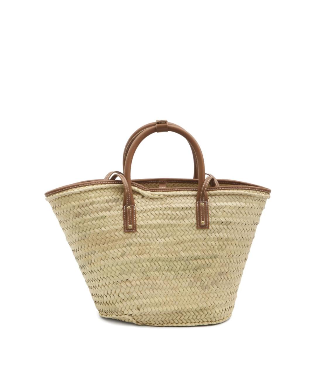 JACQUEMUS Коричневая кожаная сумка тоут, фото 3