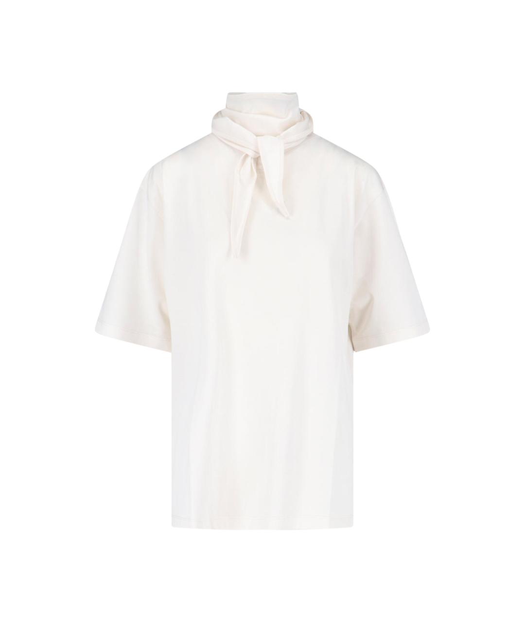 LEMAIRE Белая хлопковая футболка, фото 1