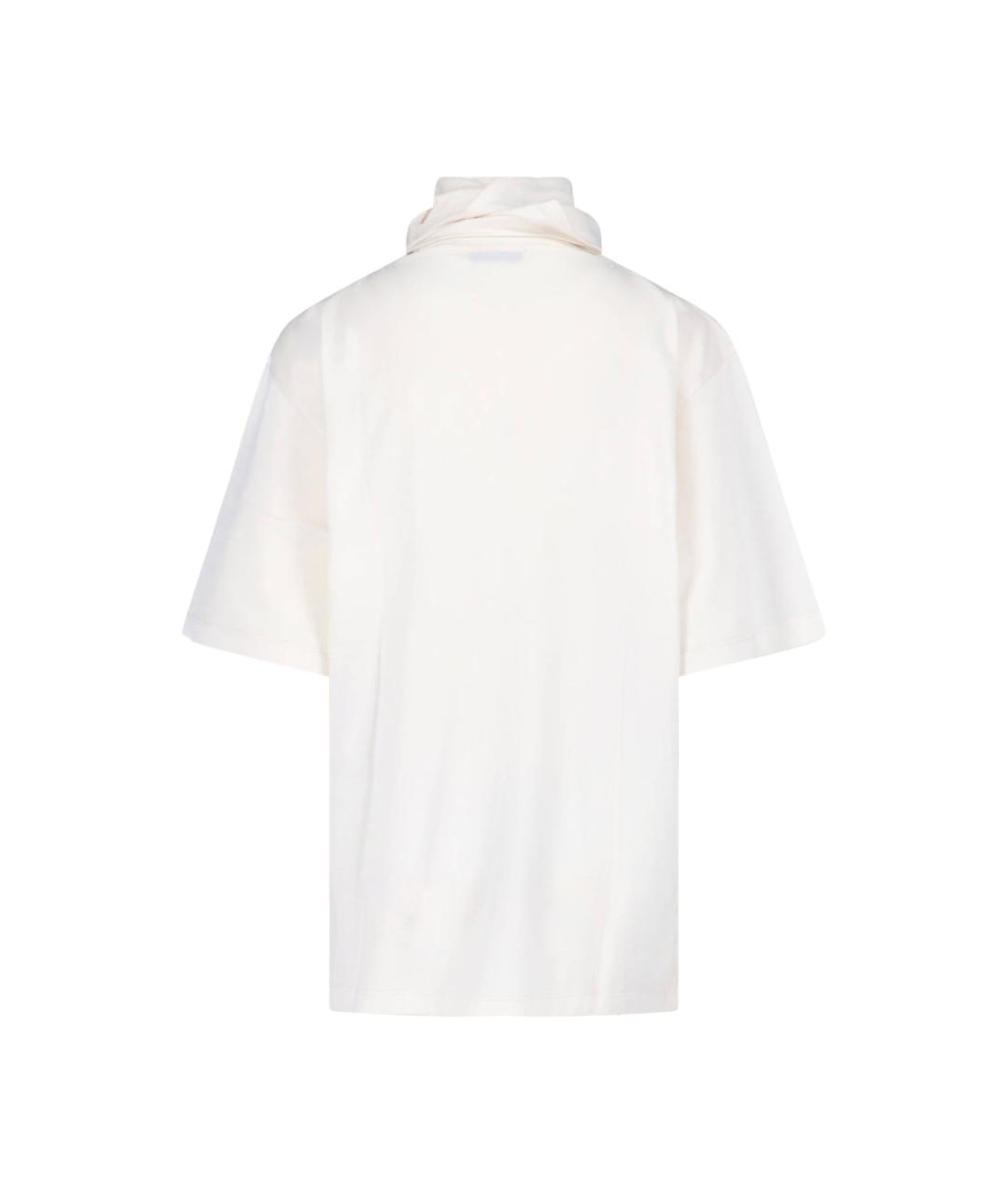 LEMAIRE Белая хлопковая футболка, фото 2