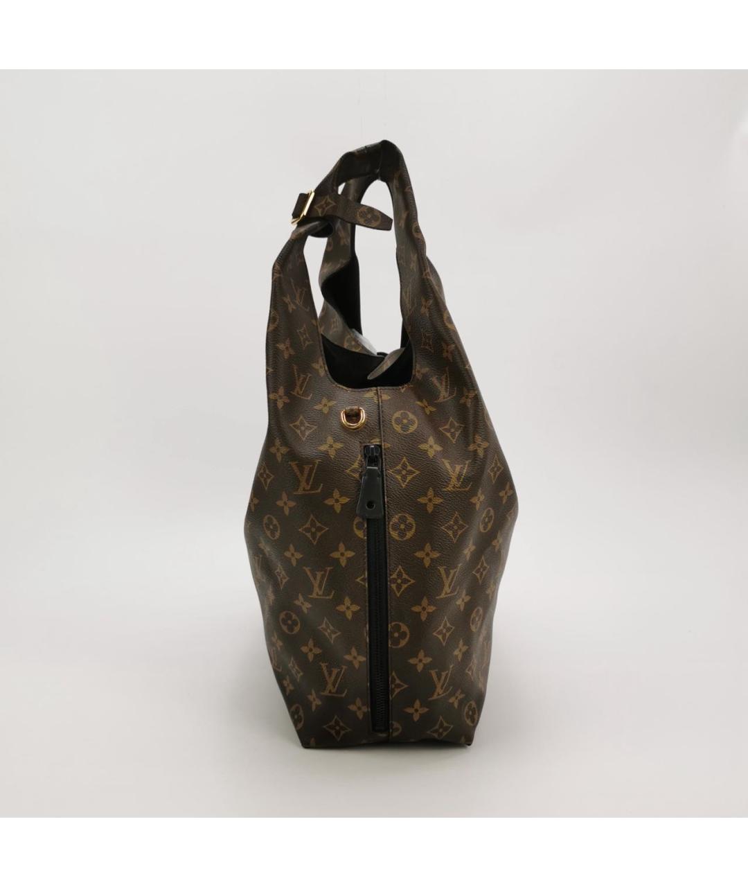 LOUIS VUITTON Коричневая сумка с короткими ручками, фото 2