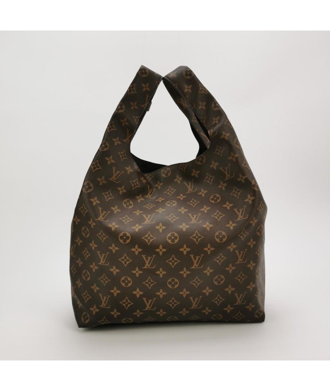 LOUIS VUITTON Коричневая сумка с короткими ручками, фото 4