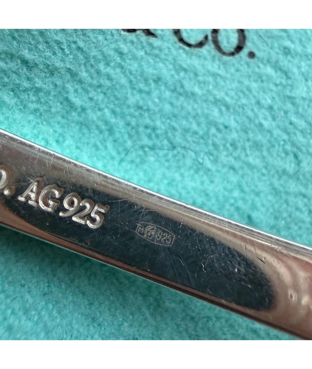 TIFFANY&CO Серебрянный серебряный браслет, фото 6