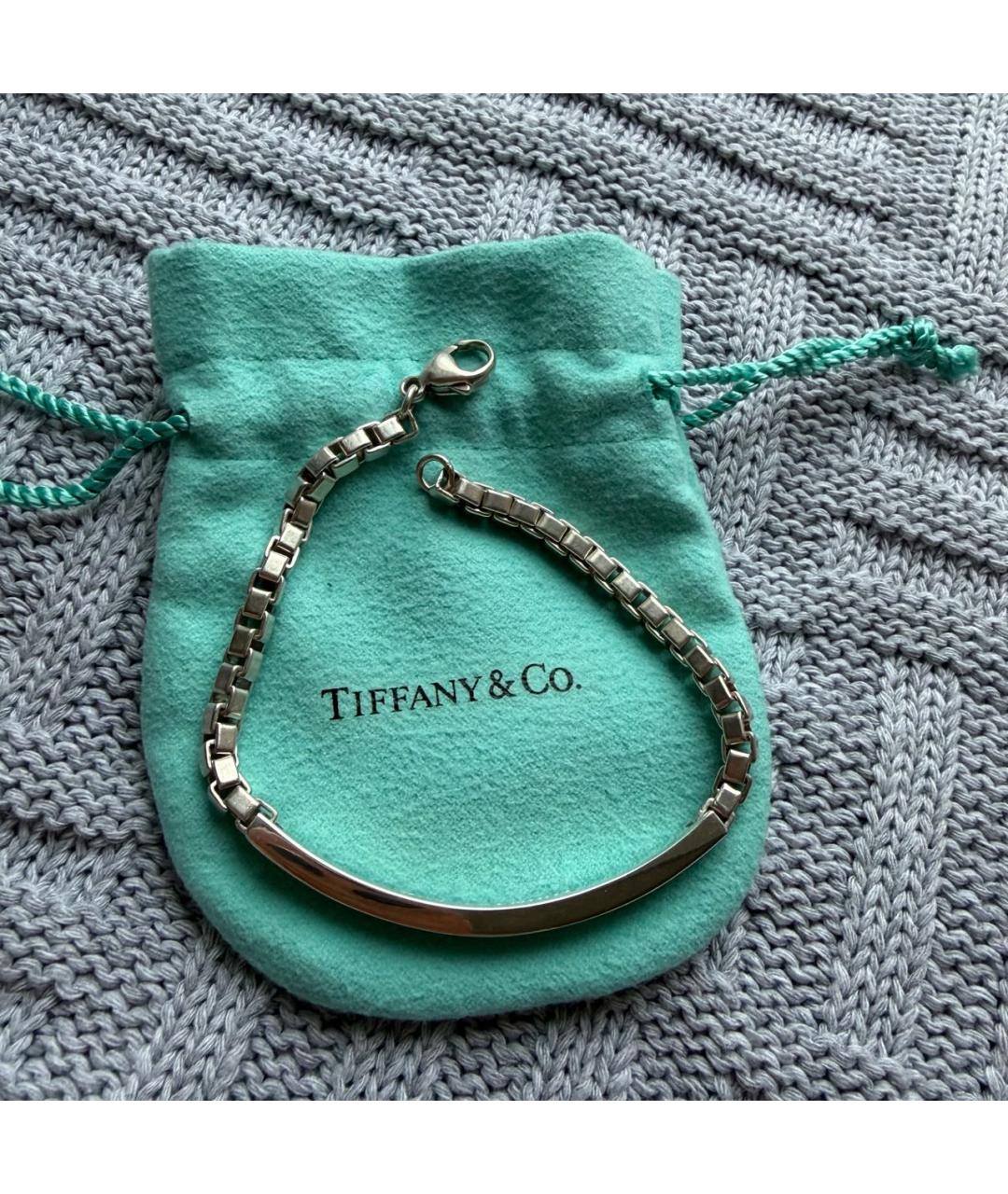 TIFFANY&CO Серебрянный серебряный браслет, фото 4