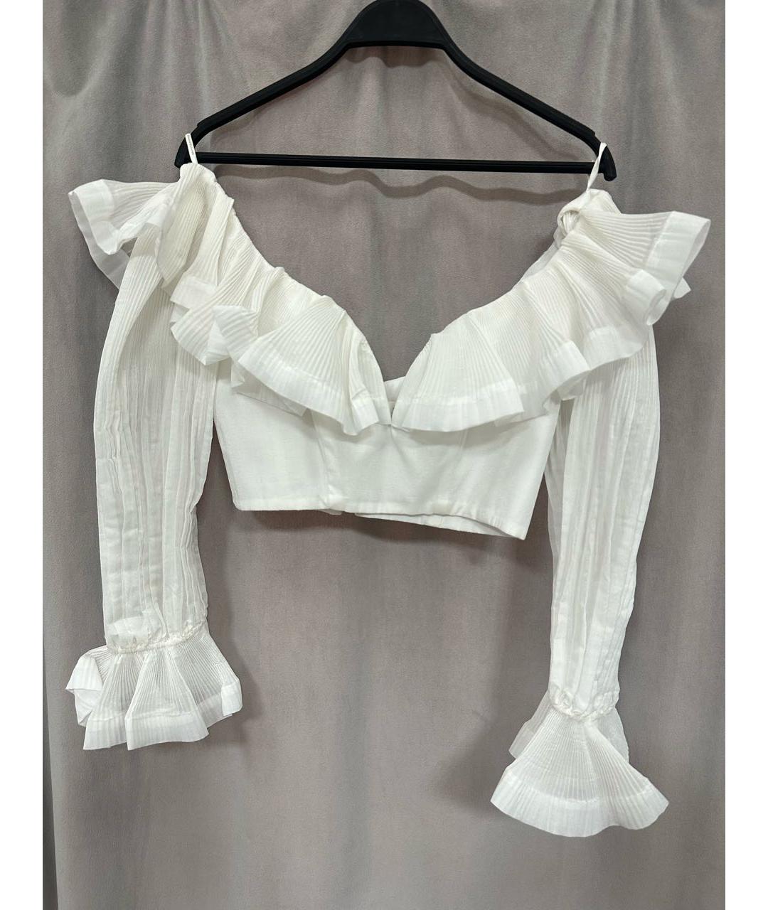 ZIMMERMANN Белая блузы, фото 8