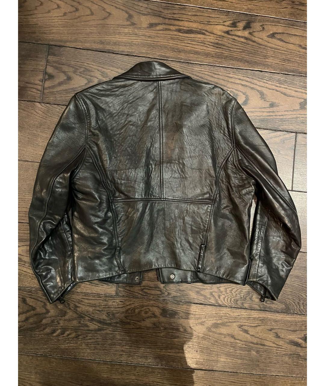 ACNE STUDIOS Черная кожаная куртка, фото 3