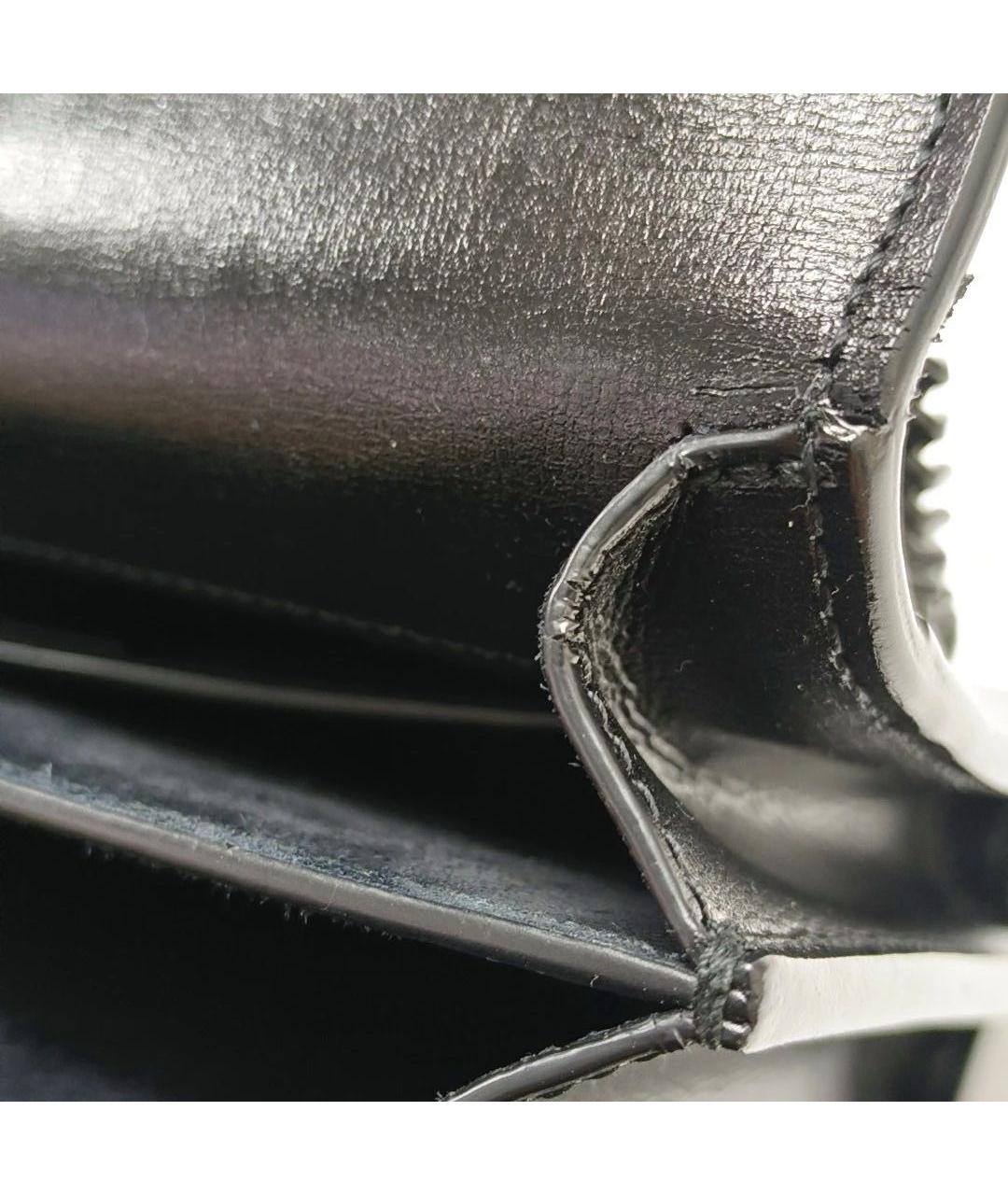 SAINT LAURENT Черная кожаная сумка через плечо, фото 8