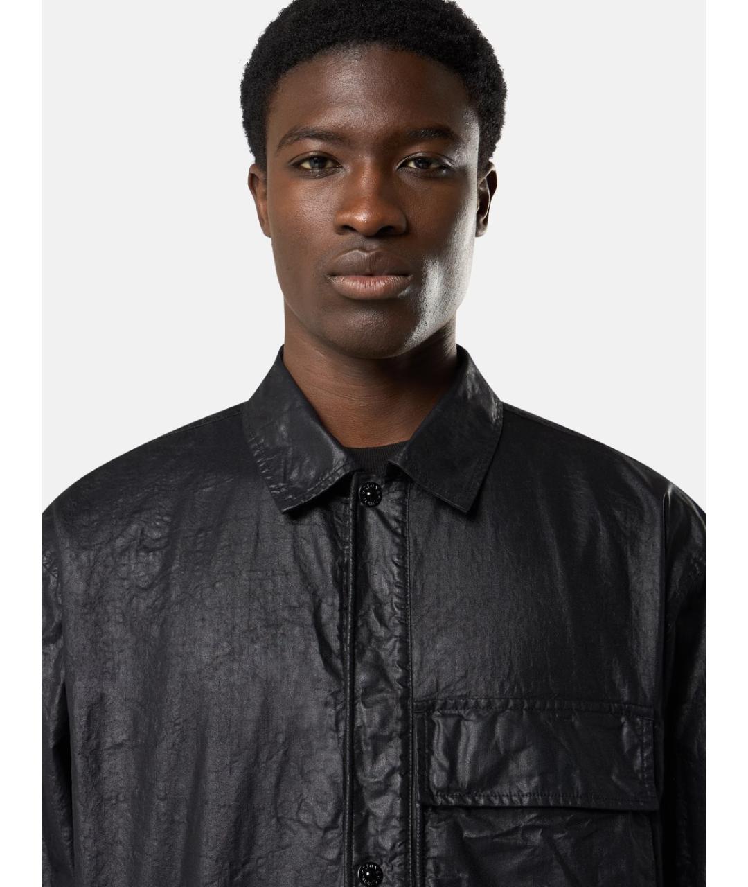 STONE ISLAND Черная куртка, фото 4