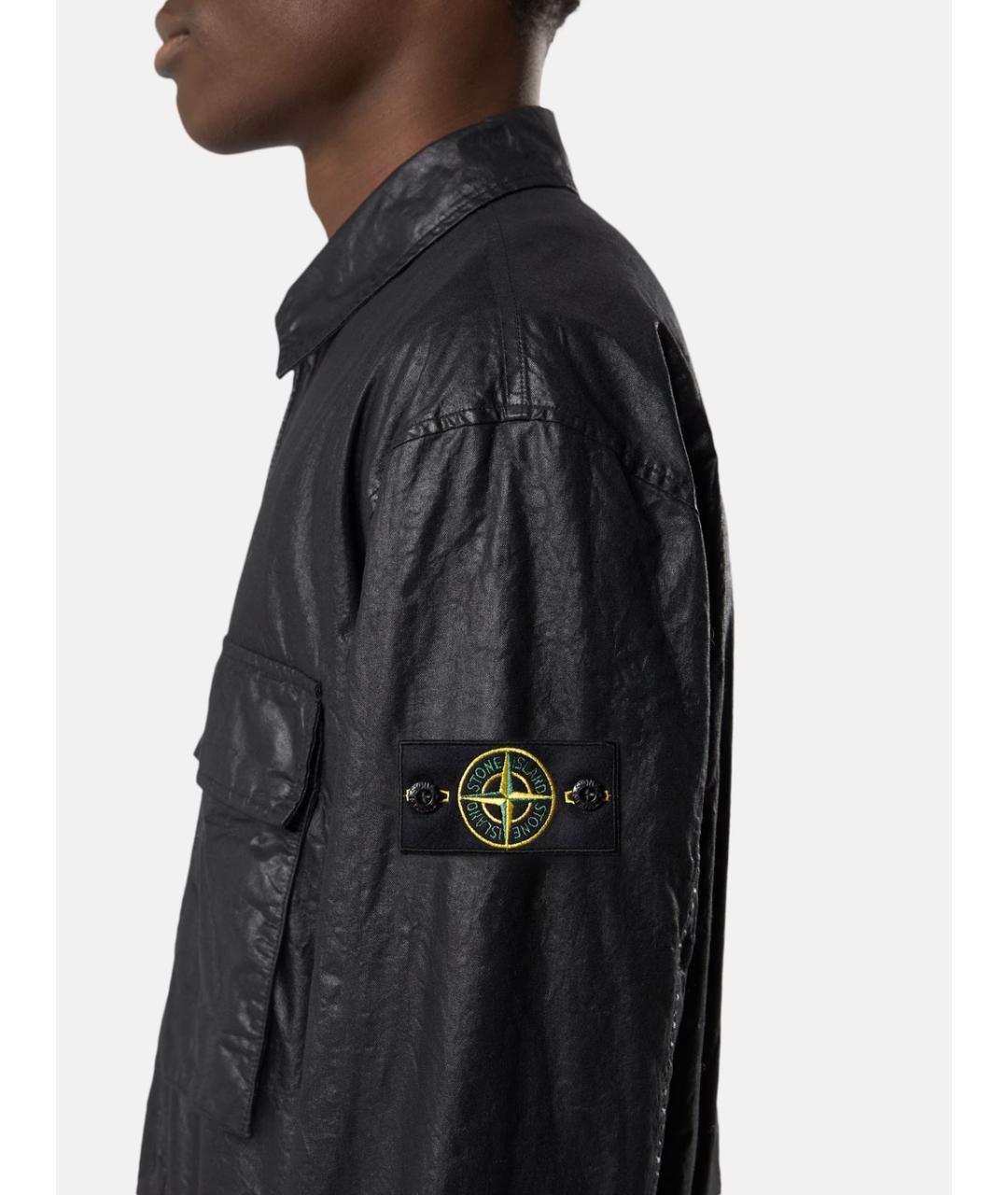 STONE ISLAND Черная куртка, фото 3