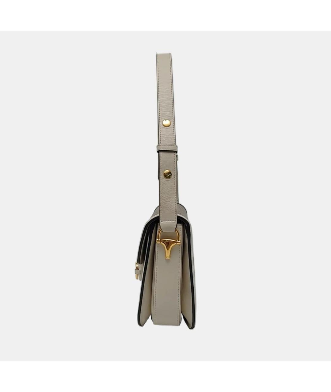 GUCCI Бежевая тканевая сумка через плечо, фото 2