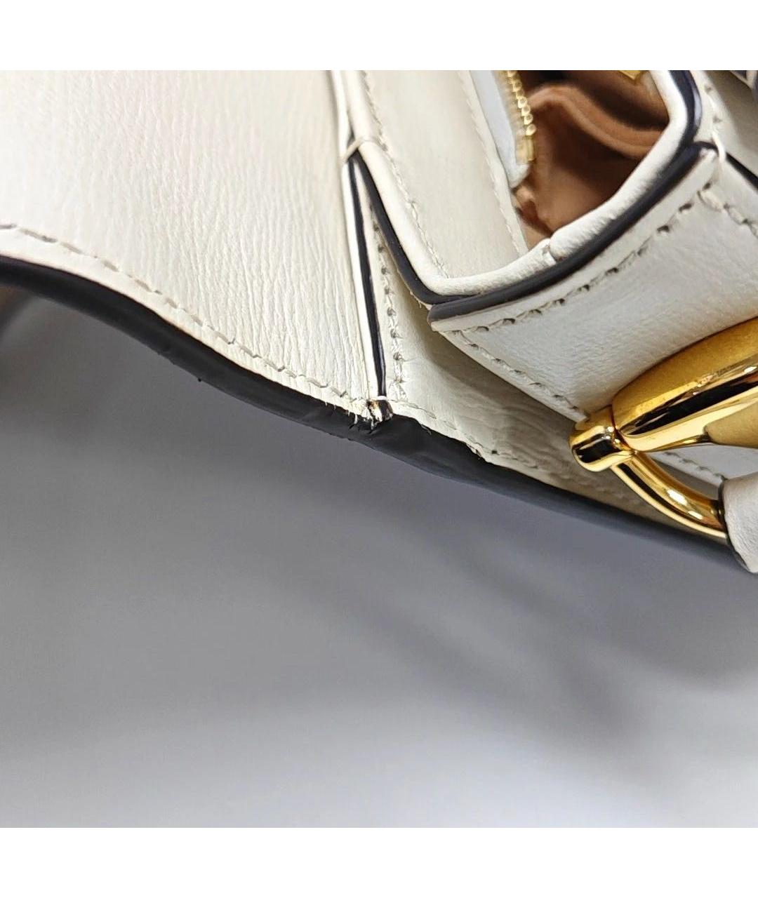 GUCCI Бежевая тканевая сумка через плечо, фото 6