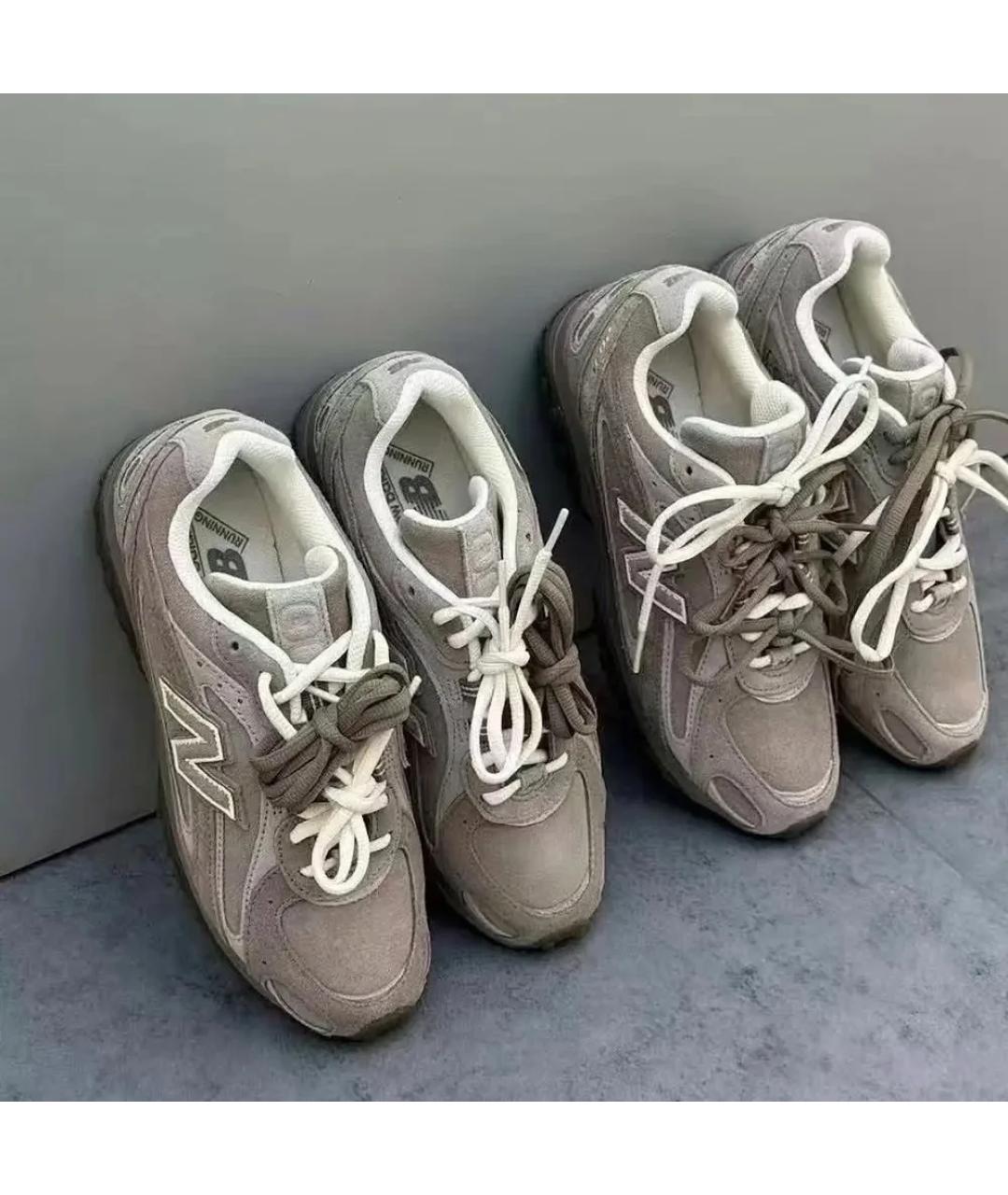 NEW BALANCE Коричневые замшевые кроссовки, фото 7