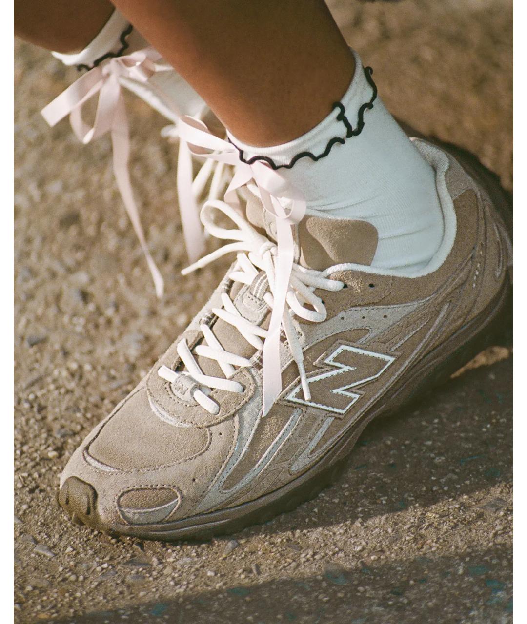 NEW BALANCE Коричневые замшевые кроссовки, фото 2