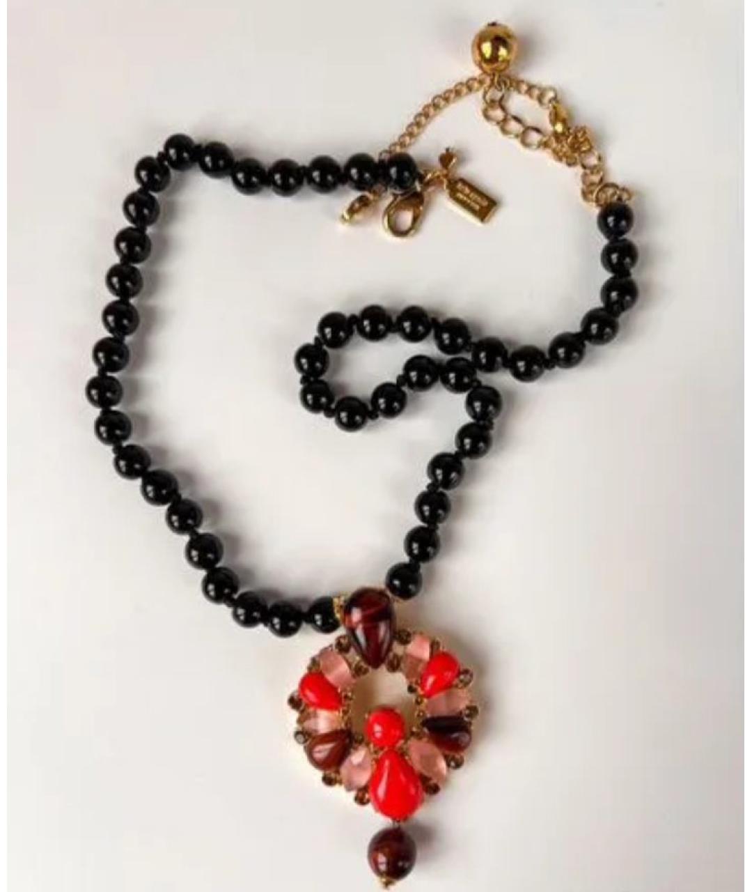 KATE SPADE Красное металлическое колье, фото 5