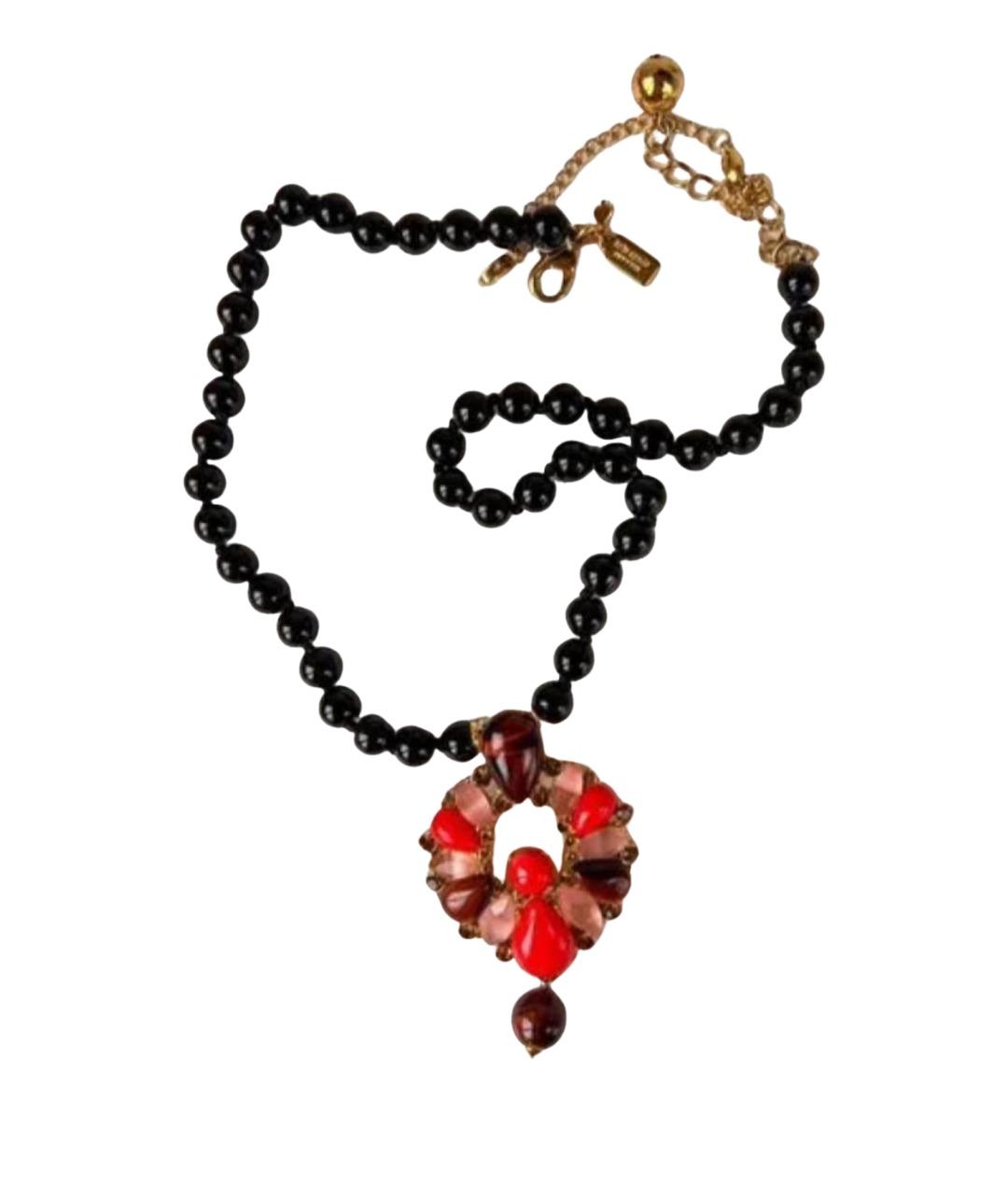 KATE SPADE Красное металлическое колье, фото 1