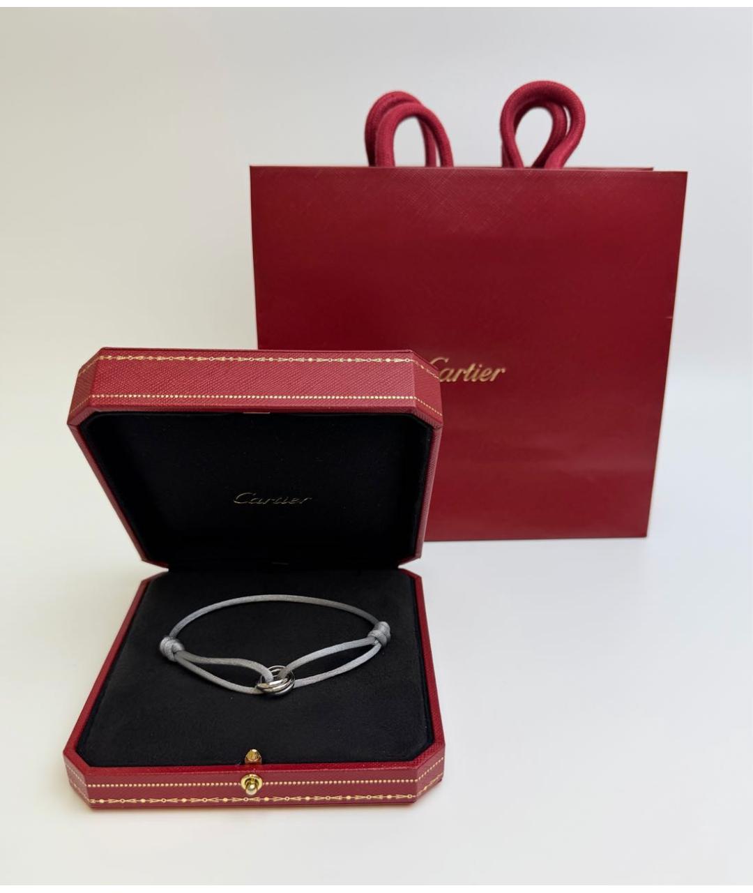 CARTIER Белый браслет из белого золота, фото 2