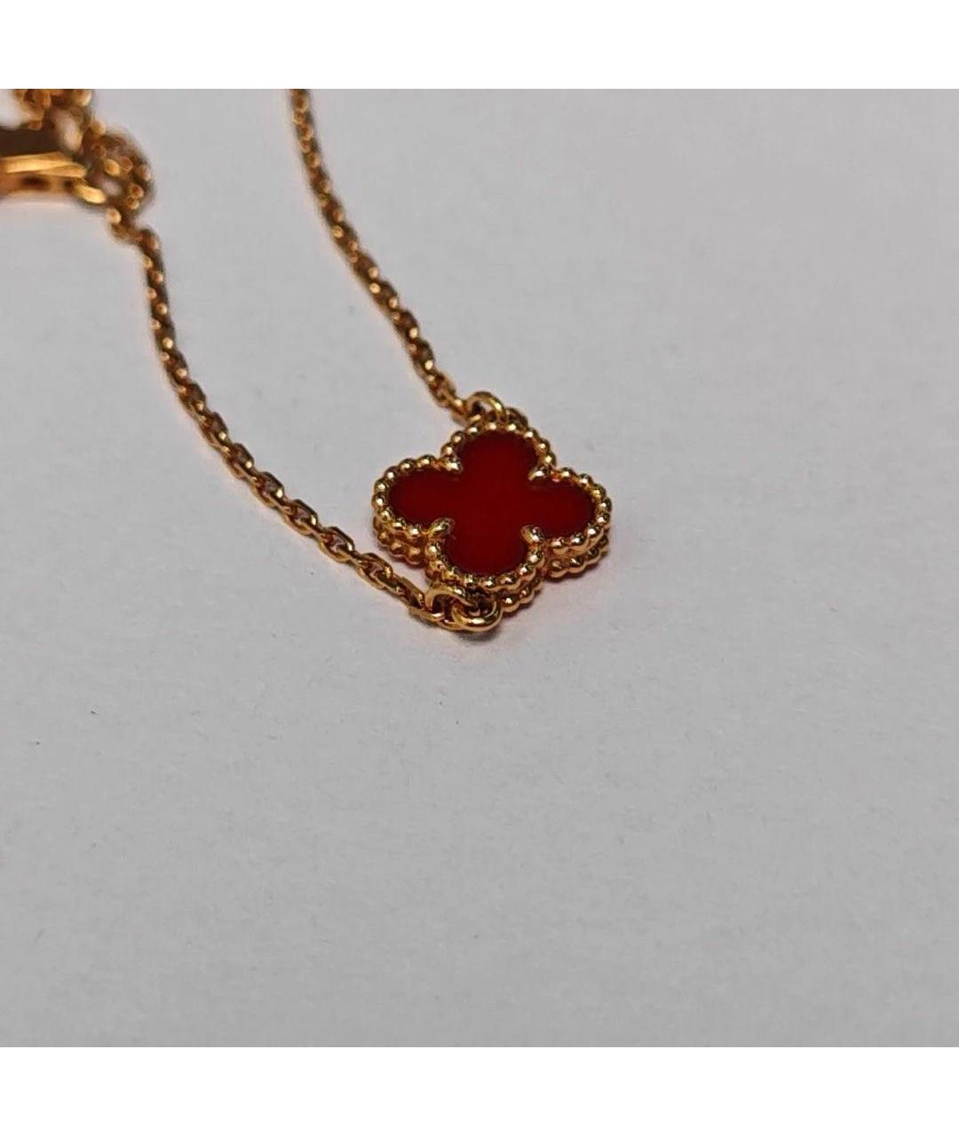 VAN CLEEF & ARPELS Бордовый браслет из розового золота, фото 2