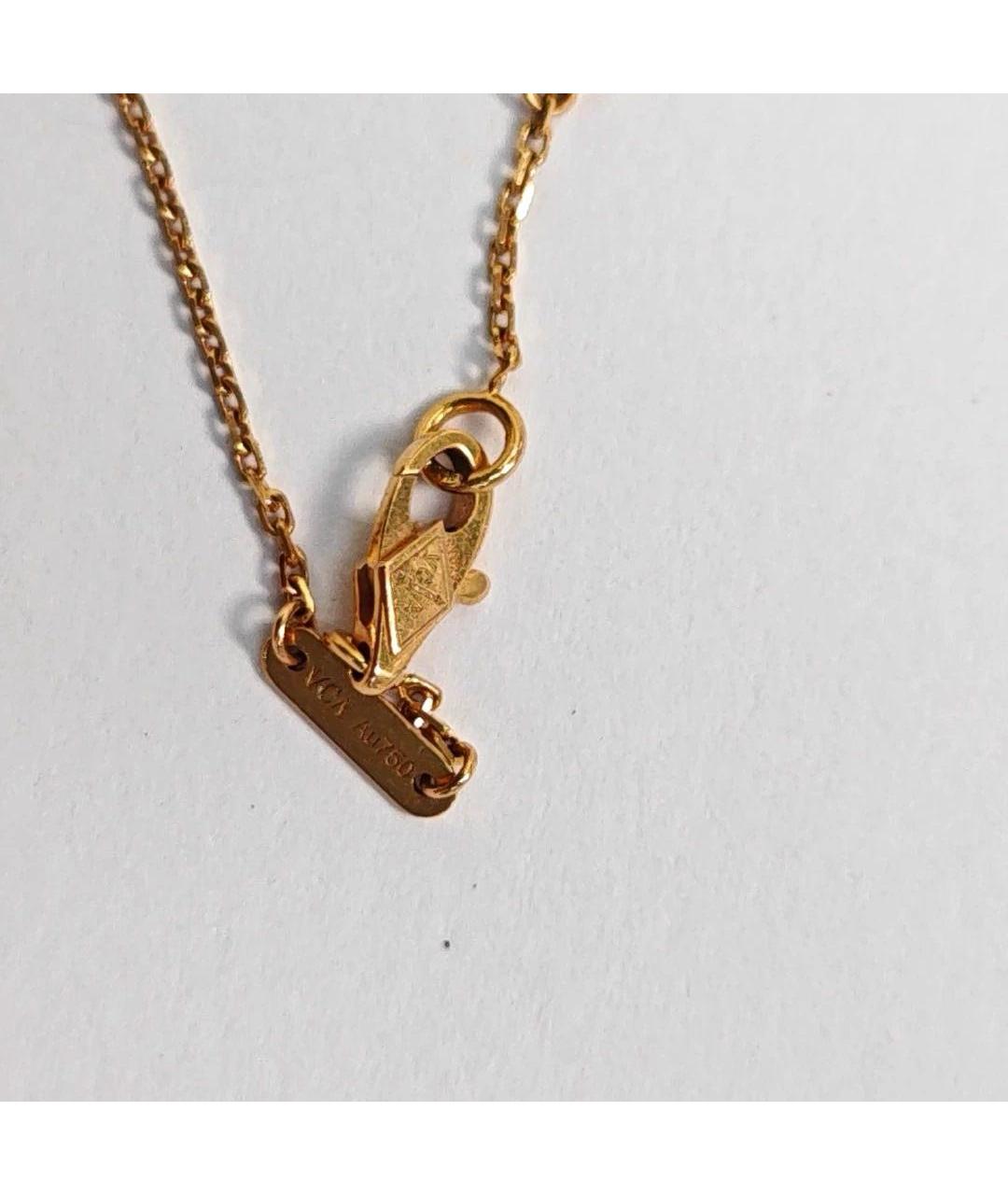 VAN CLEEF & ARPELS Бордовый браслет из розового золота, фото 3