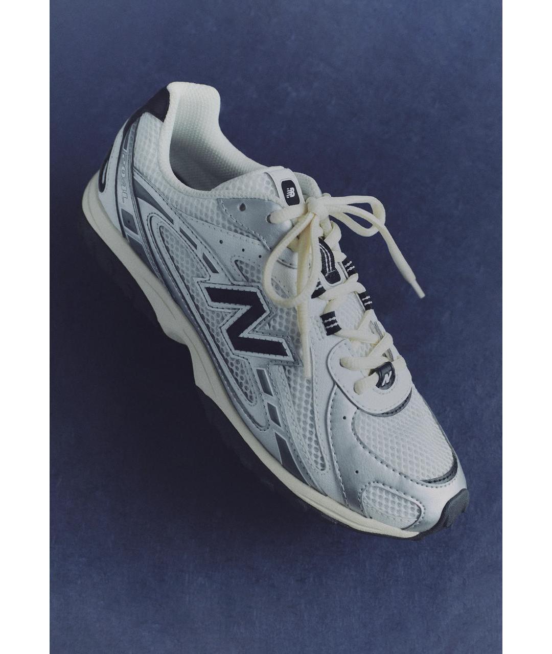 NEW BALANCE Серебряные синтетические кроссовки, фото 3